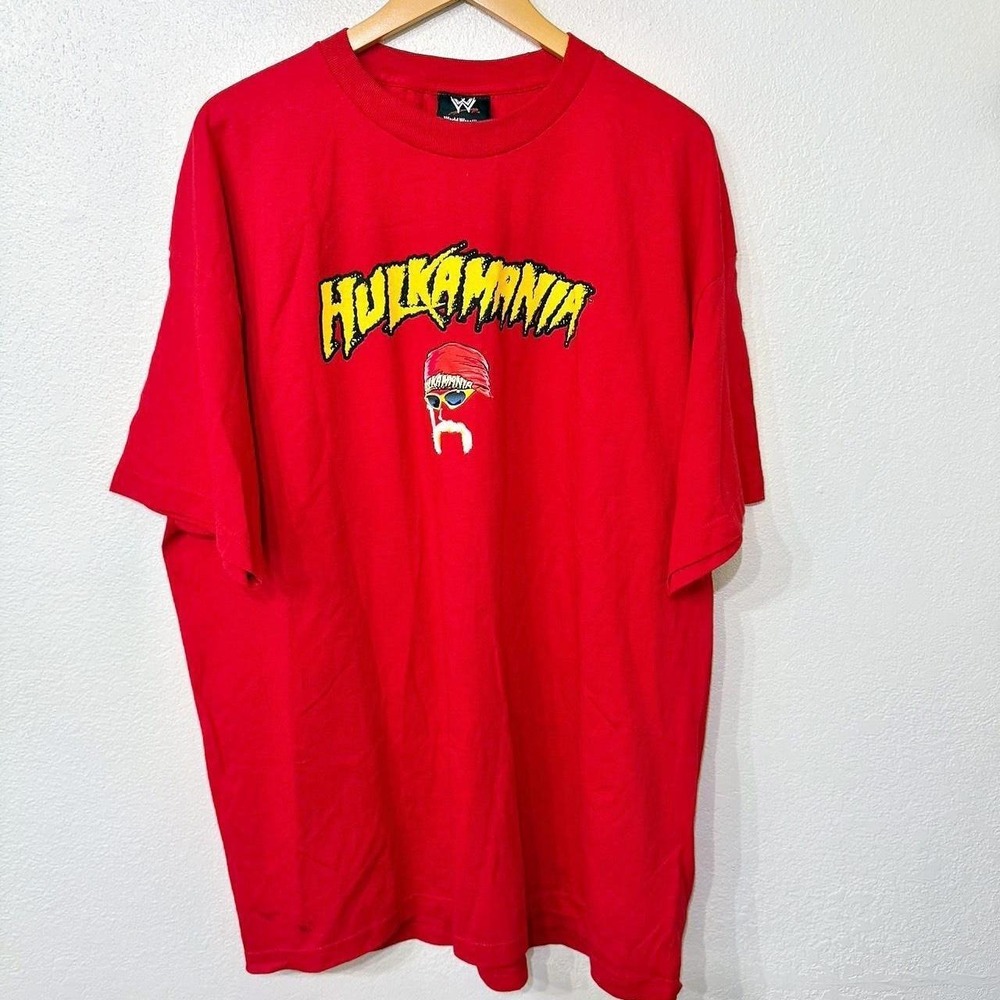 Red Hulk Hogan Hulkamania tee #WWE